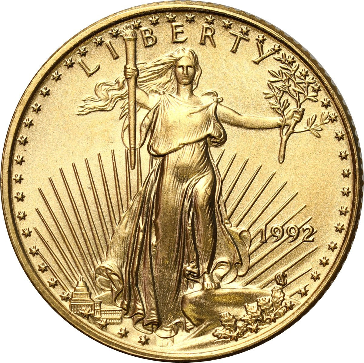 USA 5 dolarów 1992 (1/10 uncji złota)